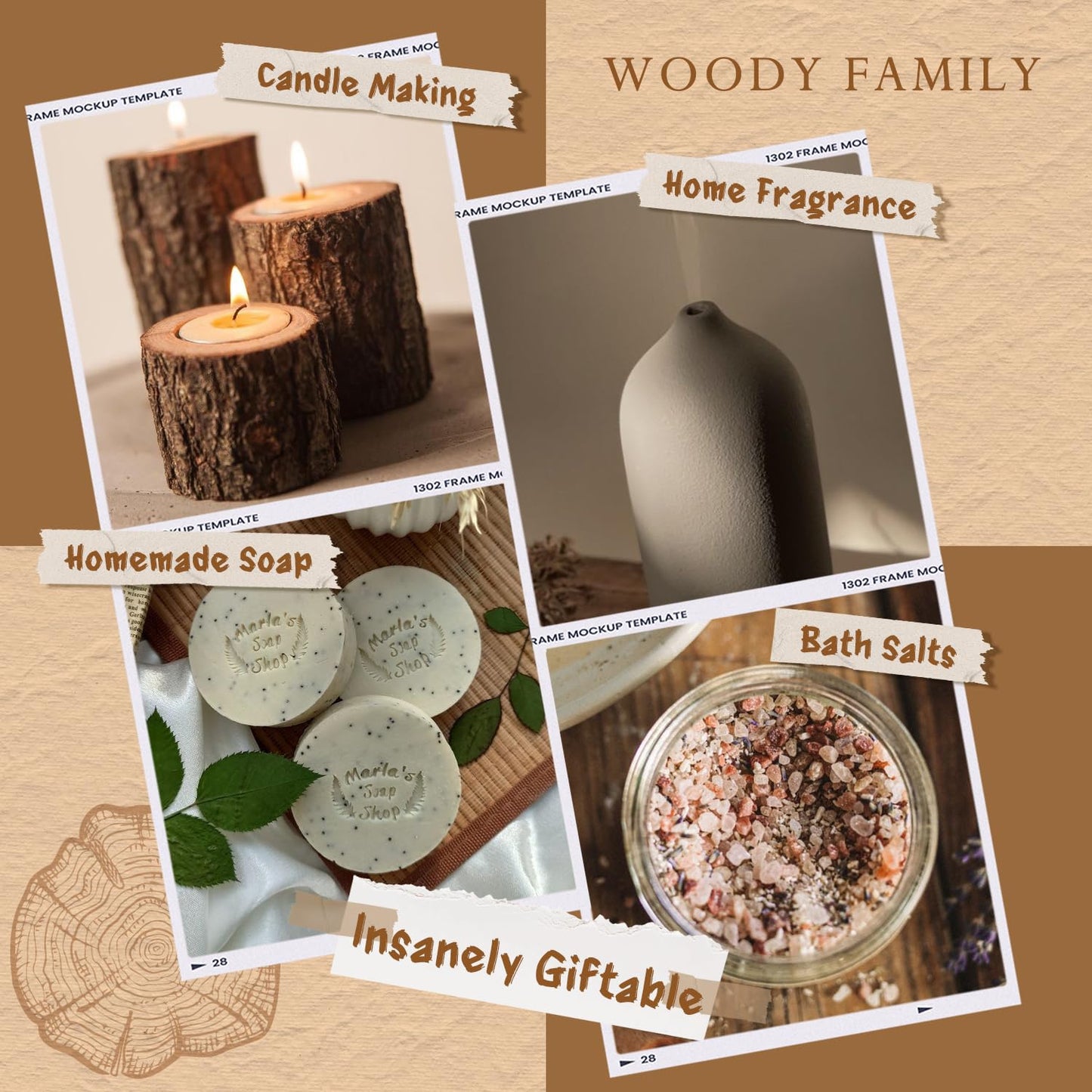 Woody Essential Oils Set | ARVIDSSON Woodsy Fragrance Oils for Candle Making