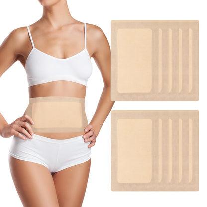 WOOWME 15 Pcs Large Castor Oil Pack Wrap – Disposable Patches for Abdomen/Leg/Back (11x6.3 in)