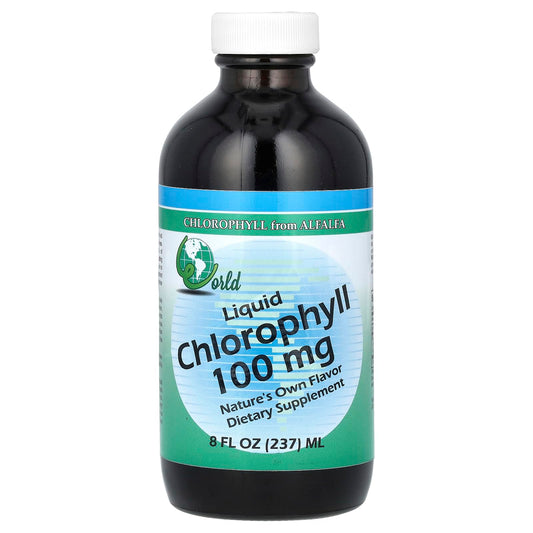 World Organic - Chlorophyll Liquid 100mg, 8 oz liquid BritishVita | Premium UK Vitamins & Wellness Supplements