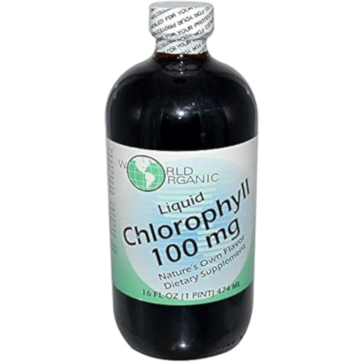 World Organics Organic Chlorophyll Liquid – Preservative-Free from Alfalfa