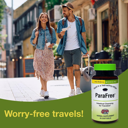 Herbs Etc. ParaFree - Gastrointestinal Support | Digestive Herbal Supplement 60 Softgels