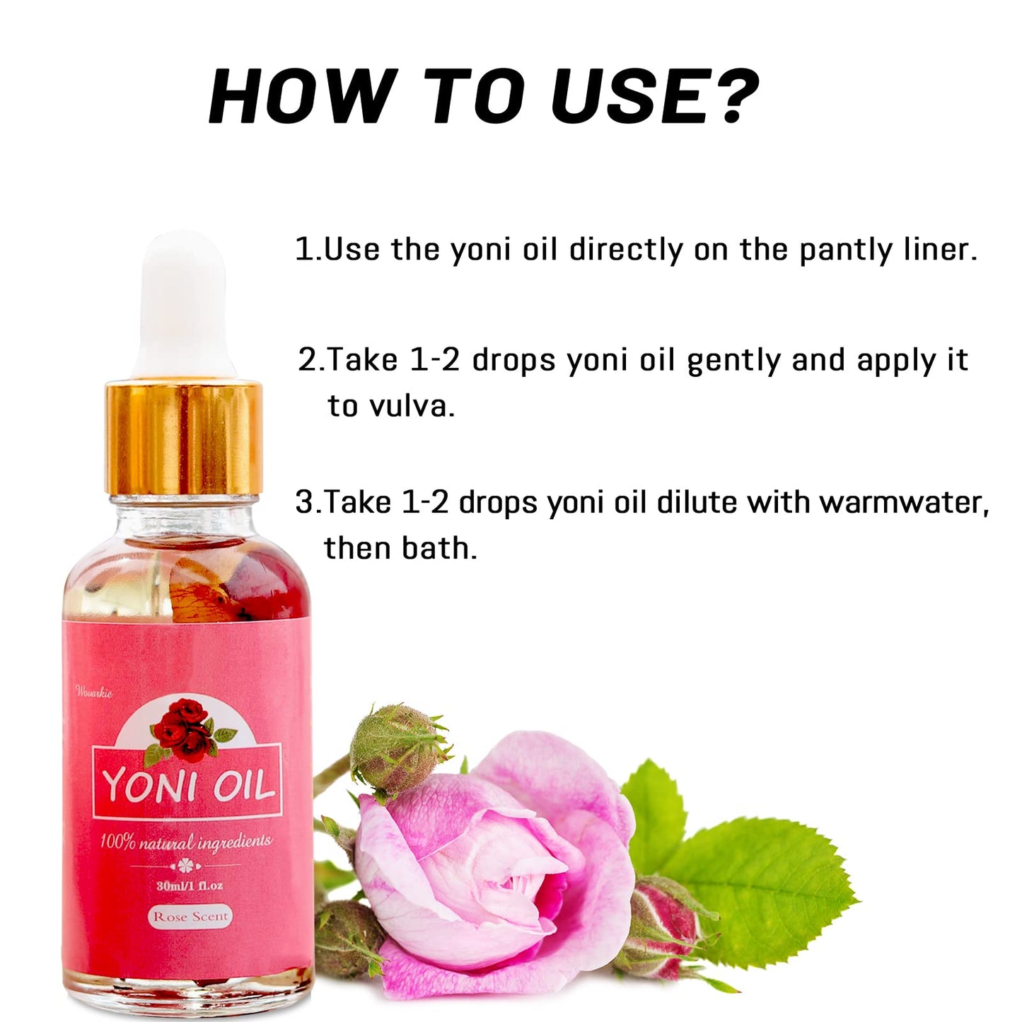 Wovarkie 2-Pack Yoni Oil for Women — All-Natural, pH-Balanced Feminine Serum