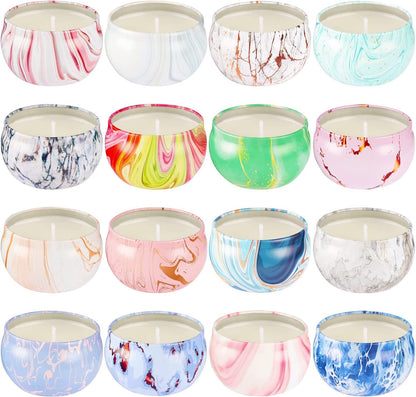 WPONSZU 16 Pack Scented Candle Gift Set for Mom | 2.5oz Soy Wax Jars – Mother's Day Gift