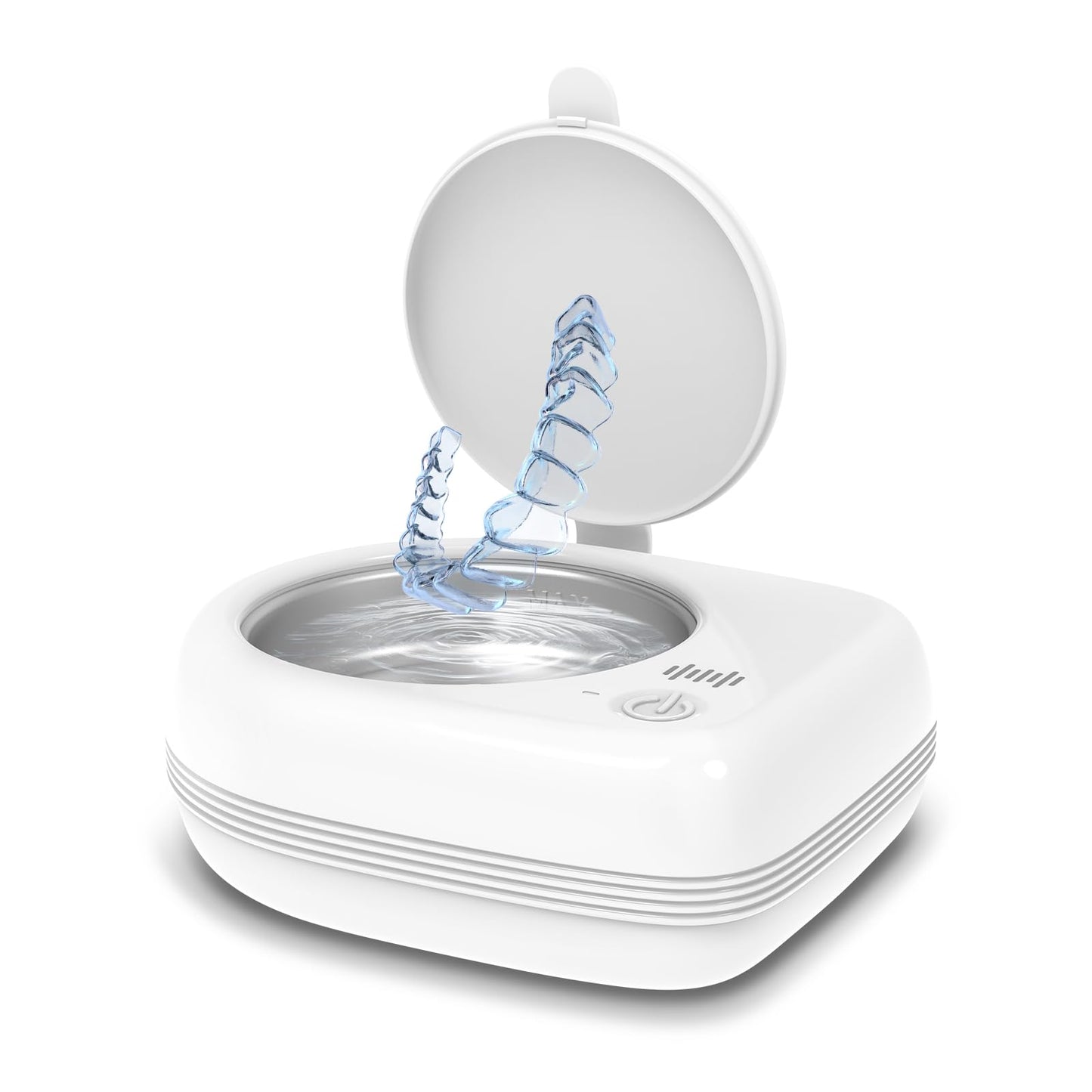 Wrklly Ultrasonic Retainer Cleaner - 50kHz, 1.9in Ultra-Thin Portable, 6 Tablets Included