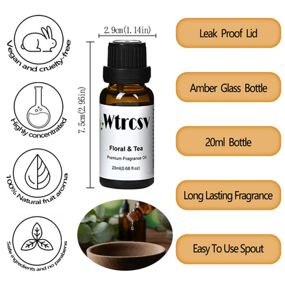 Wtrcsv Hotel Fragrance Oils Gift Set 4x20ml – Aromatherapy & DIY Scents