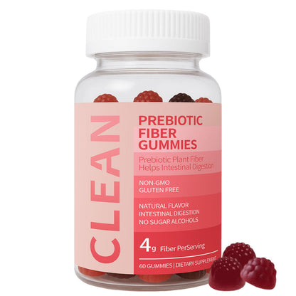Wuliao Clean Fiber Gummies for Men – Prebiotic Digestive Health (60 Gummies)