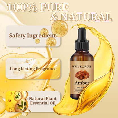 Wuvezrub Amber Essential Oil 30ml – 100% Pure & Natural