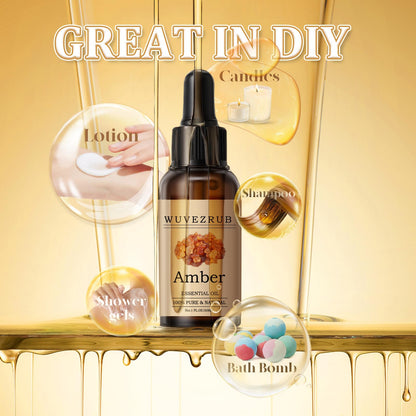 Wuvezrub Amber Essential Oil 30ml – 100% Pure & Natural