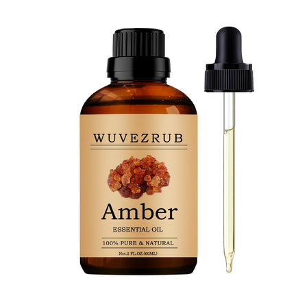Wuvezrub Amber Essential Oil 60ML | Pure Amber Oil for Aromatherapy Diffuser (2 oz)