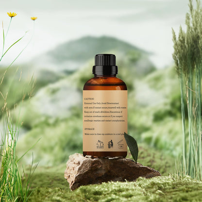 Wuvezrub Amber Essential Oil 60ML | Pure Amber Oil for Aromatherapy Diffuser (2 oz)