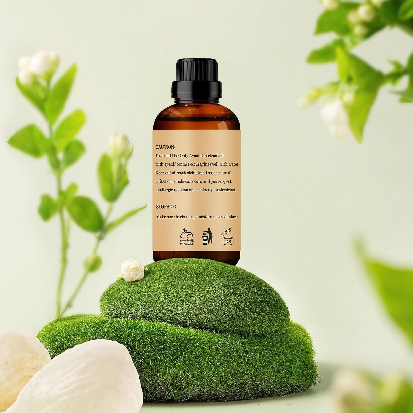 Wuvezrub Jasmine Essential Oil 30ML – Pure & Natural for Aromatherapy Diffusers | 1 Fl Oz