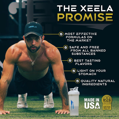 XEELA Creatine for Lean Muscle Gain – Unflavored, 60 Servings | Creapure, Vegan
