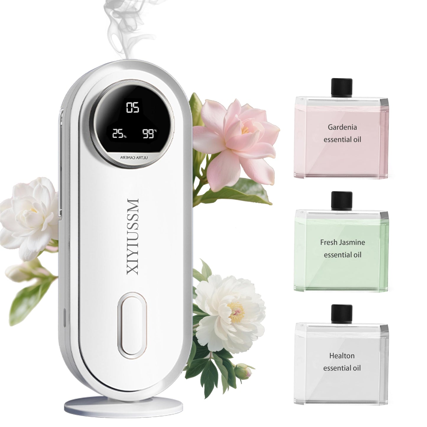 XIYIUSSM Waterless Diffuser – 7 Mist Modes, 1800mAh Battery