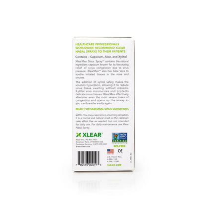 Xlear Natural Xylitol Nasal Spray – Power Trio Bundle (Regular, Rescue & Max) 1.5 fl oz x3