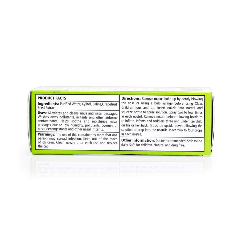 Xlear Natural Xylitol Saline Nasal Spray for Kids – Daily Decongestant, Nose Moisturizer, Pack of 2 (0.75 fl oz)
