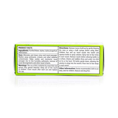 Xlear Natural Xylitol Saline Nasal Spray for Kids – Daily Decongestant, Nose Moisturizer, Pack of 2 (0.75 fl oz)