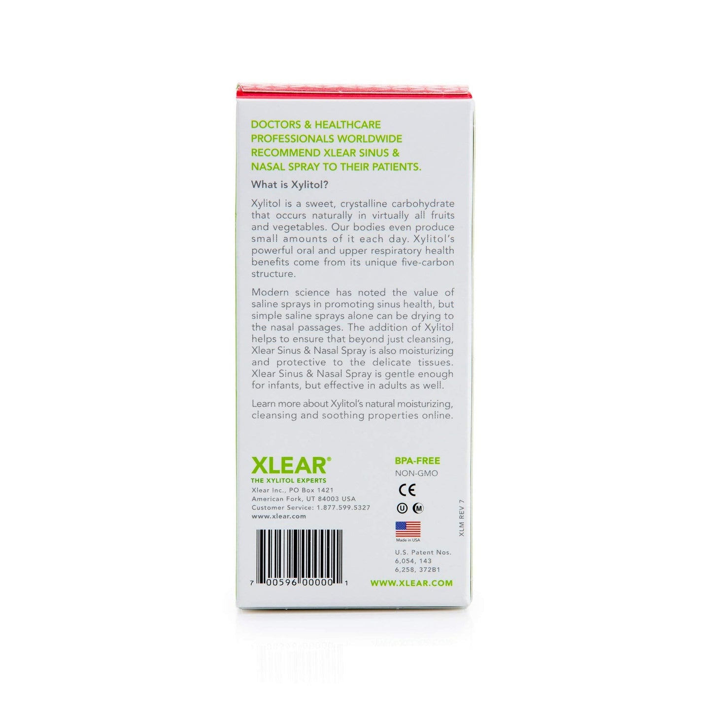 Xlear Natural Nasal Spray with Xylitol – 1.5 fl oz (Pack of 2)