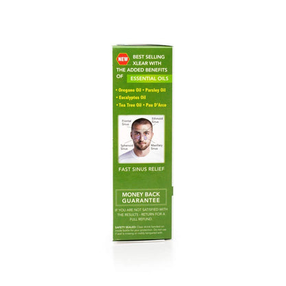 Xlear Rescue Natural Nasal Spray with Xylitol, Oregano & Tea Tree — 1.5 fl oz (Pack of 4)