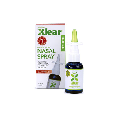 Xlear Natural Xylitol Nasal Spray – Power Trio Bundle (Regular, Rescue & Max) 1.5 fl oz x3