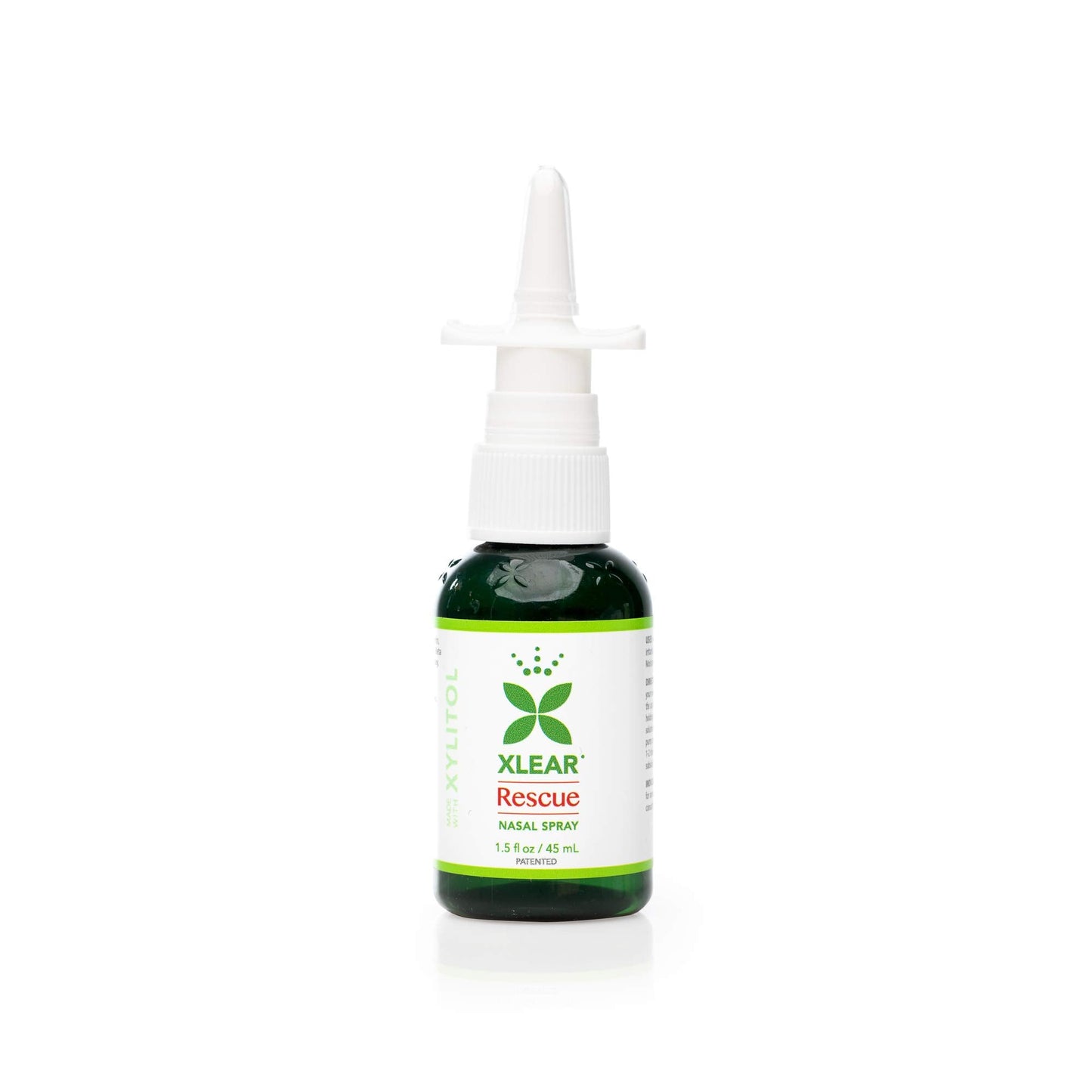 Xlear Rescue Natural Nasal Spray with Xylitol, Oregano & Tea Tree — Pack of 2, 1.5 fl oz Each