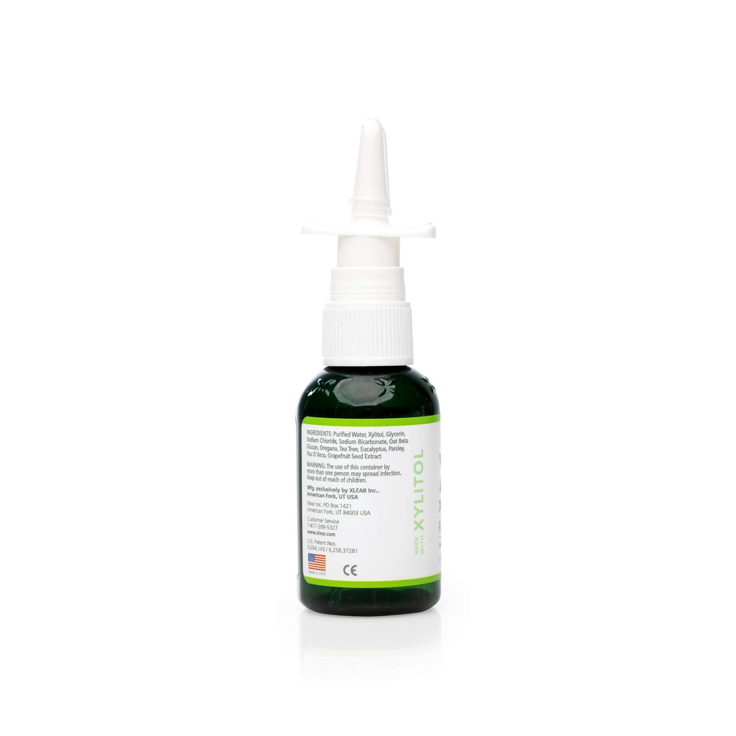 Xlear Rescue Natural Nasal Spray with Xylitol, Oregano & Tea Tree — Pack of 2, 1.5 fl oz Each