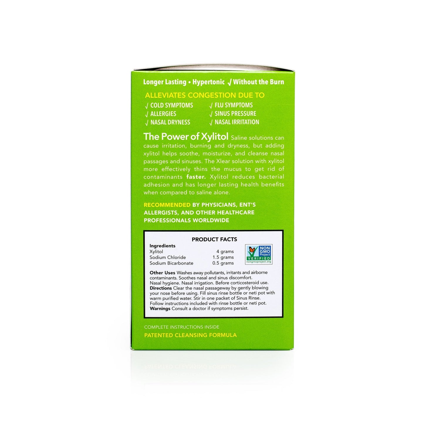 Xlear Natural Xylitol Sinus Rinse Refill — 50 Count Packets