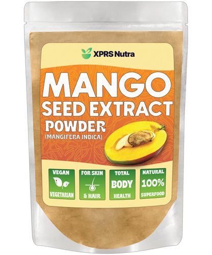 XPRS Nutra Mango Seed Extract Powder - Premium Mango Seed (Mangifera Indica) - 4 oz - Non-GMO & Vegan