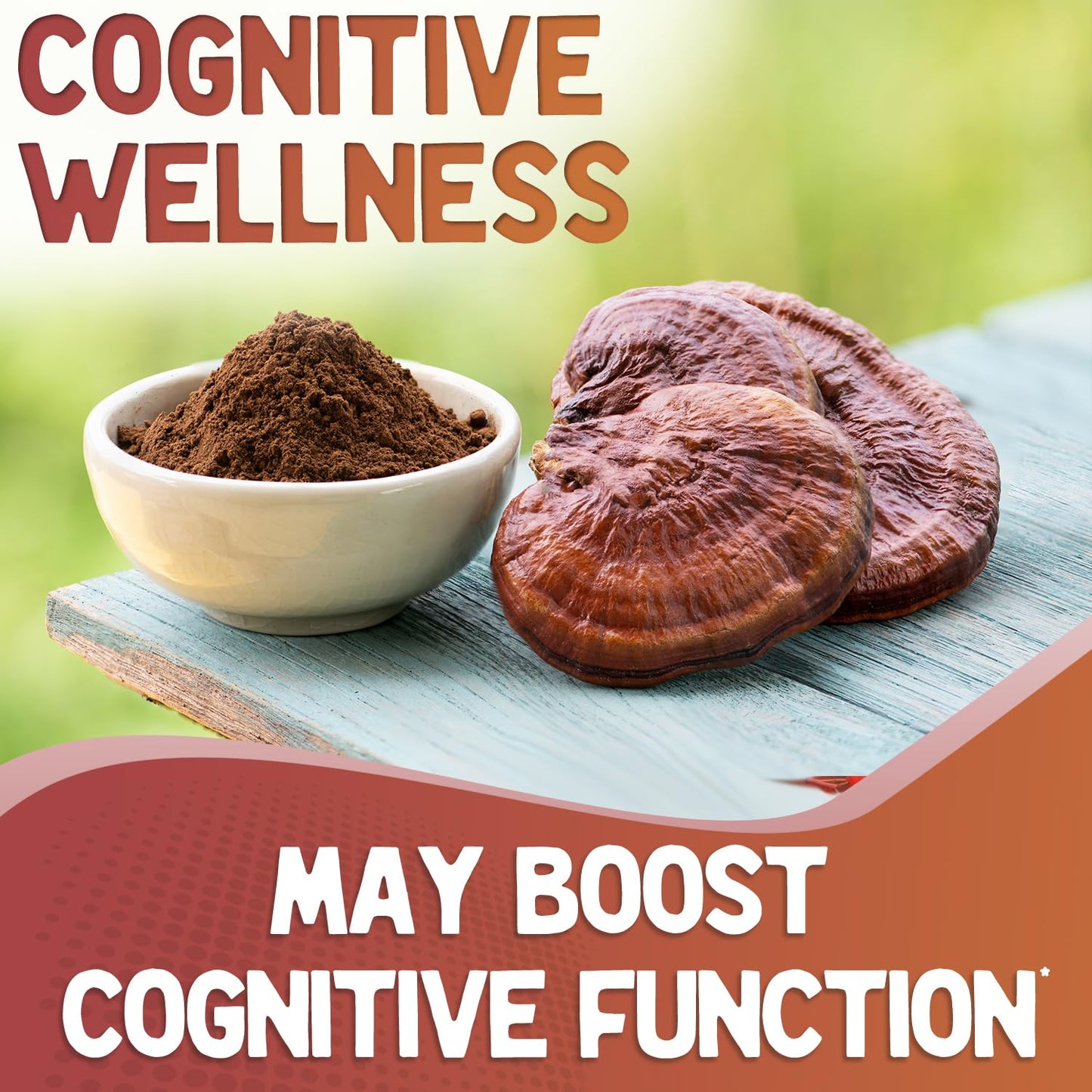 XPRS Nutra Organic Red Reishi Powder - 16 oz | Cognition & Longevity (Vegan)