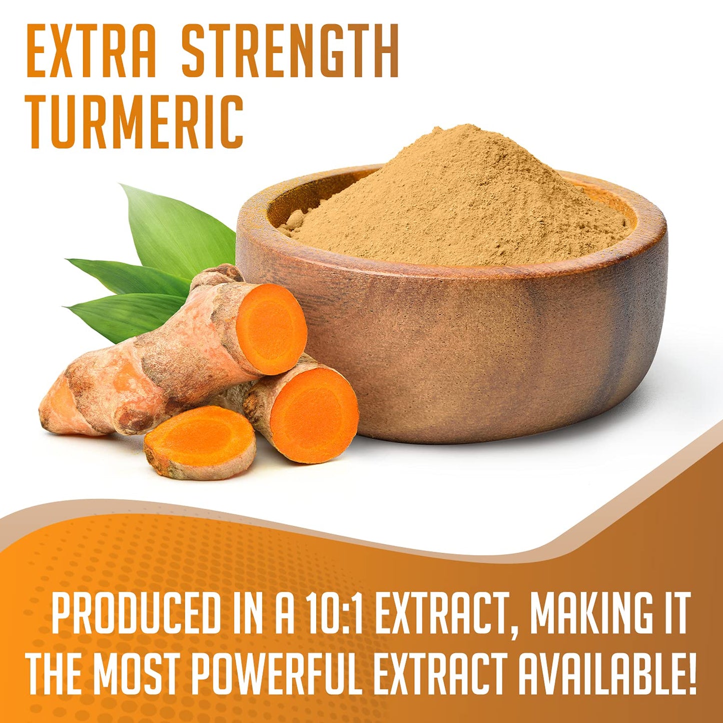 XPRS Nutra Organic Turmeric Curcumin Powder 10:1 – USDA Organic, 8 oz