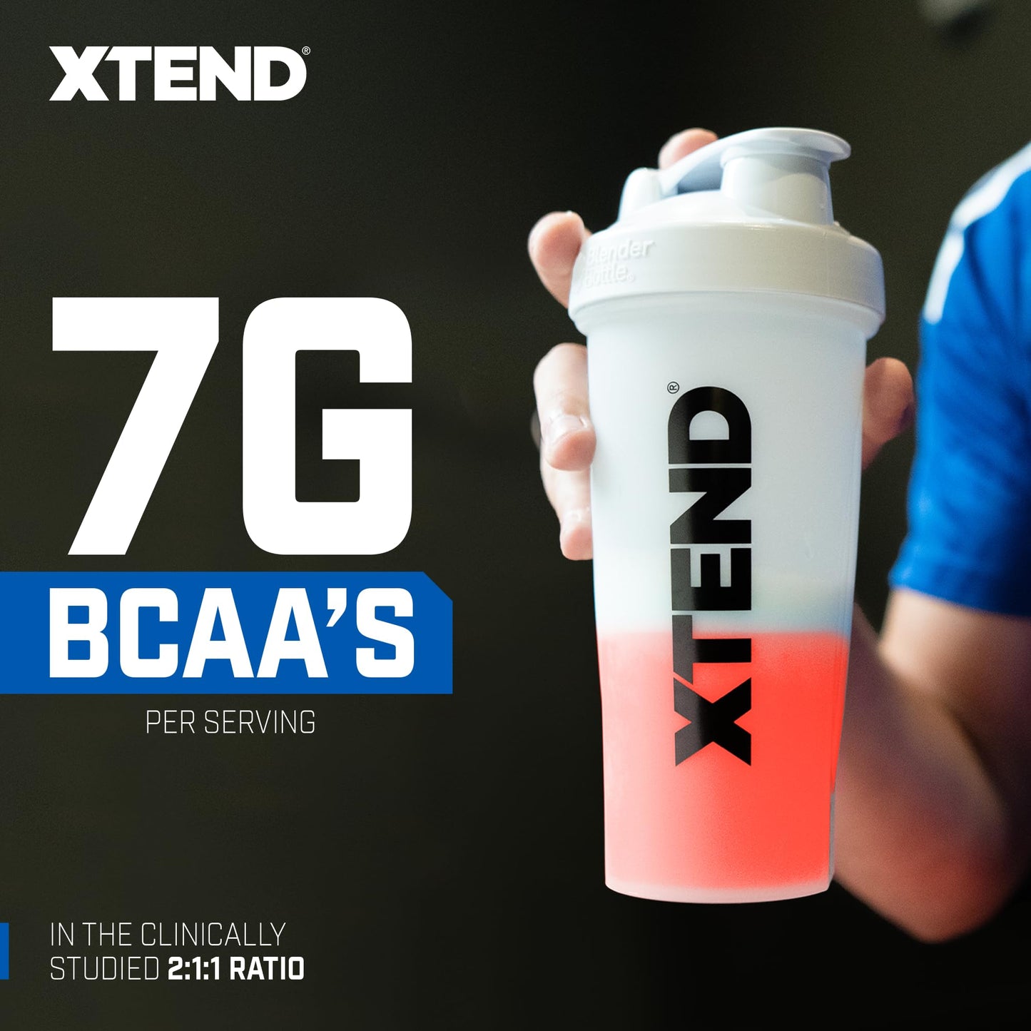 XTEND Sport BCAA Powder – Strawberry Kiwi Splash (30 Servings)