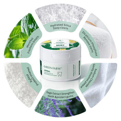 Xylitol Tooth Powder – Plaque Defense & Gum Care | Enamel-Safe Whitening