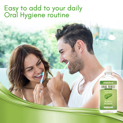 Xyloburst Oral Rinse Mouthwash - Natural Xylitol Mouthwash | Fluoride Free Mouth Wash | Alcohol Free Mouth Wash | Fresh Mint Mouth Rinse | SLS Free