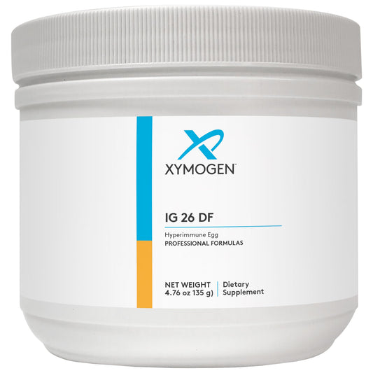 XYMOGEN IG 26 DF Powder with IgY Max – Dairy-Free Immunoglobulin, Vanilla (4.76 oz) BritishVita | Premium UK Vitamins & Wellness Supplements