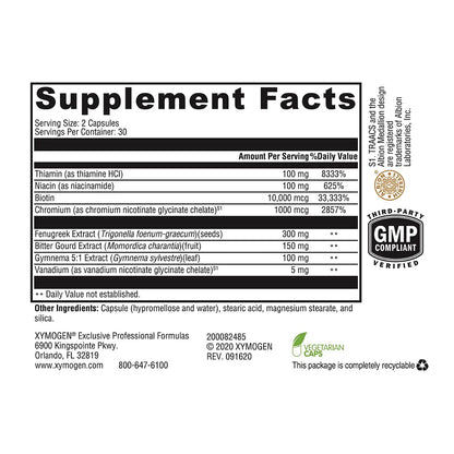 XYMOGEN MedCaps – Herbal + Nutrient Support for Metabolic Health (60 Capsules) BritishVita | Premium UK Vitamins & Wellness Supplements