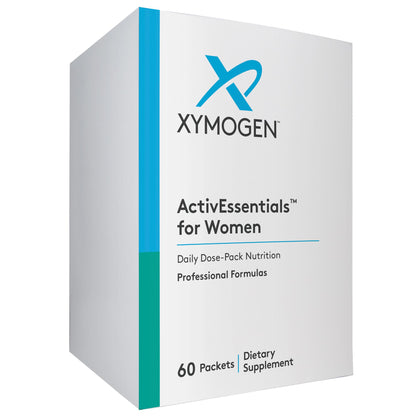 XYMOGEN ActivEssentials for Women - Daily Dose Pack (60 Packets): Multivitamin, Omega-3, Calcium, Antioxidant Support