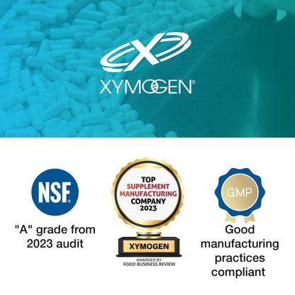 XYMOGEN Ashwagandha 35% Withanolide Glycosides – Purified Root+Leaf Extract (60 Capsules)
