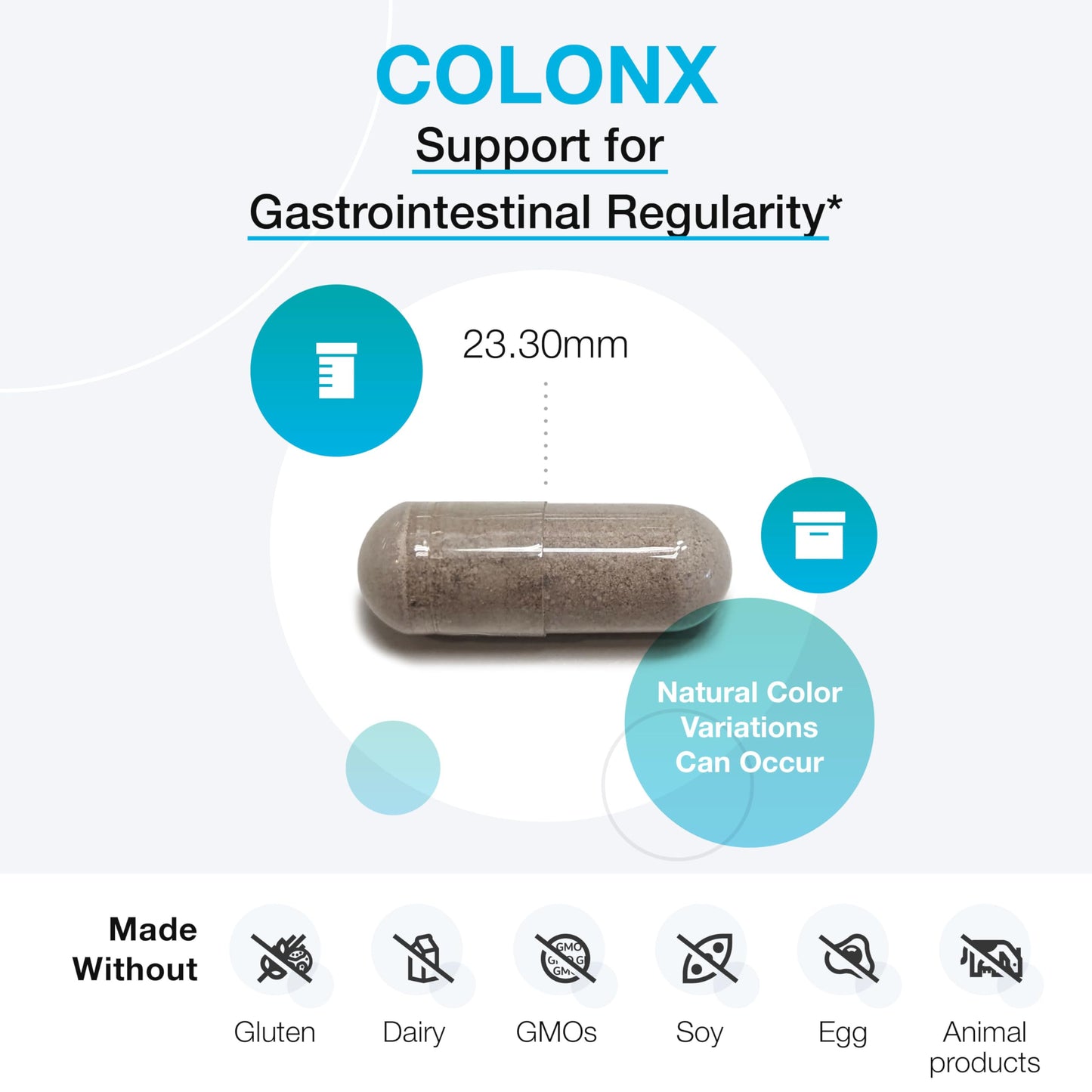 XYMOGEN ColonX Triphala Supplement for GI Motility, Digestion & Elimination | 60 Capsules