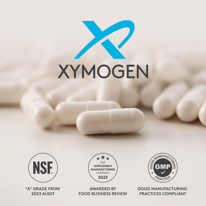 XYMOGEN Cortisolv Cortisol Support with Ashwagandha & L-Theanine – Energy, Relaxation & Clarity (120 Capsules)