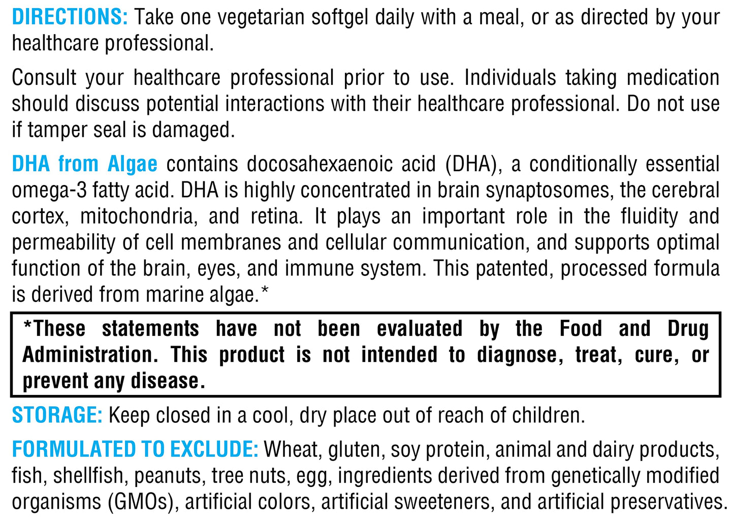 XYMOGEN DHA from Algae – DHA Omega-3 for Brain, Eyes, Heart & Immune Health (60 Softgels)