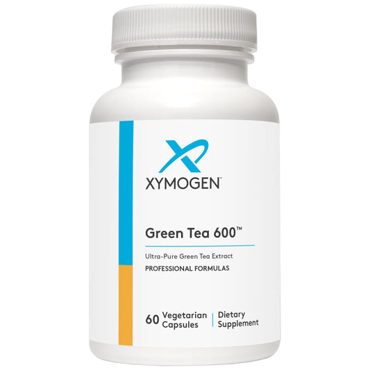 XYMOGEN Green Tea 600 - Ultra Pure Green Tea Extract Capsules - Immune Support, Heart & Brain Health | Gluten Free, Vegan, Non-GMO | 60 Capsules BritishVita | Premium UK Vitamins & Wellness Supplements