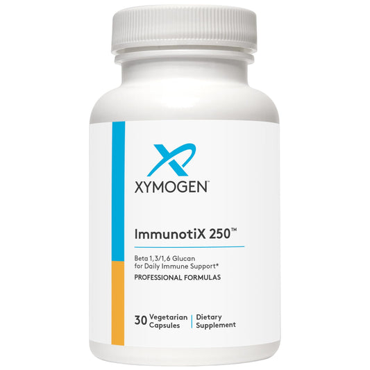 XYMOGEN ImmunotiX 250 - Supports Healthy Immune Function | 30 Capsules | 1,3/1,6 Beta-Glucan BritishVita | Premium UK Vitamins & Wellness Supplements