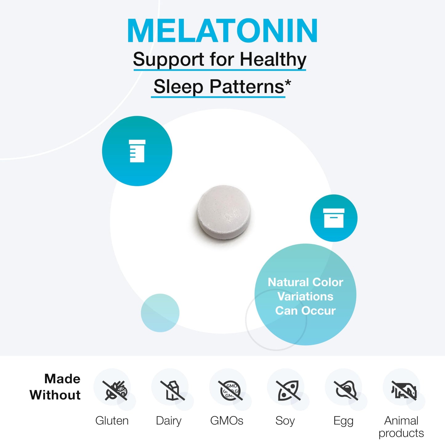 XYMOGEN Melatonin Peppermint Lozenges 3mg | Nighttime Sleep Support (60 Quick-Dissolve Tablets)