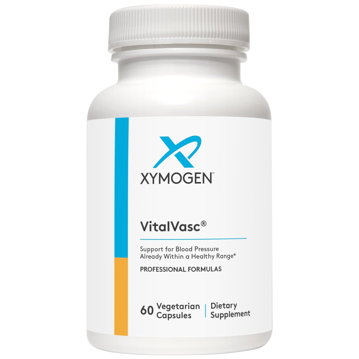 XYMOGEN VitalVasc – Grape Seed & Olive Leaf Extract Capsules | Antioxidant Support | Gluten Free, Vegan & Non-GMO (60 Caps)