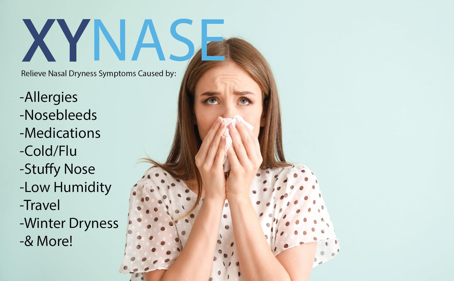 Xynase® Natural Saline Nasal Spray with Xylitol (0.75 fl oz) – Gentle, Drug-Free Relief for Congestion