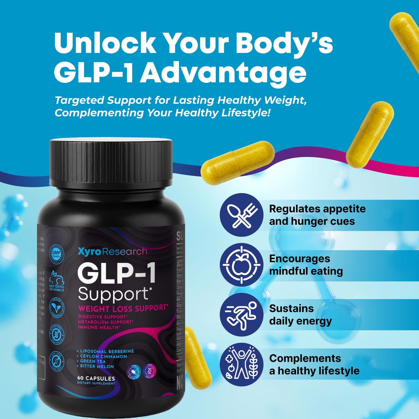 Xyro GLP-1 Weight Loss Supplement | Appetite & Metabolism Support