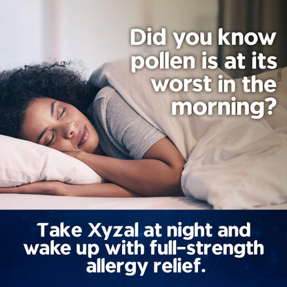 Xyzal 24 Hour Allergy Relief Medicine - Original Prescription Strength Antihistamine (Levocetirizine Dihydrochloride) 5 mg, 80 Count