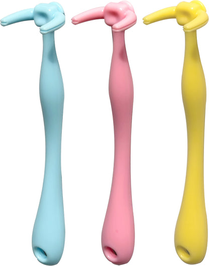 YaPoola Colorful Floss Holder - Reusable Dental Floss Handle (3 Count)
