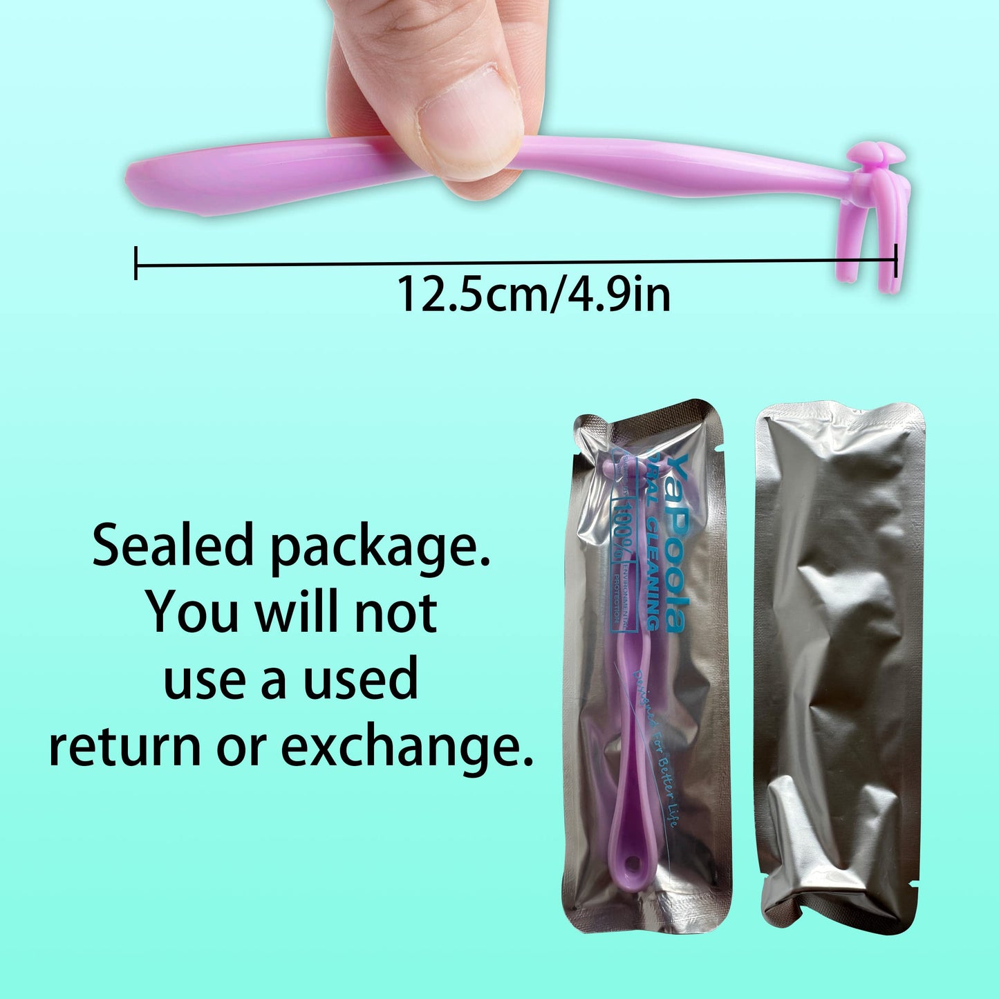 YaPoola Colorful Floss Holder - Reusable Dental Floss Handle (3 Count)