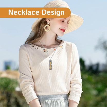 YAFIYGI Essential Oil Necklace – 316L Stainless Steel Diffuser Pendant with 10 Refill Pads