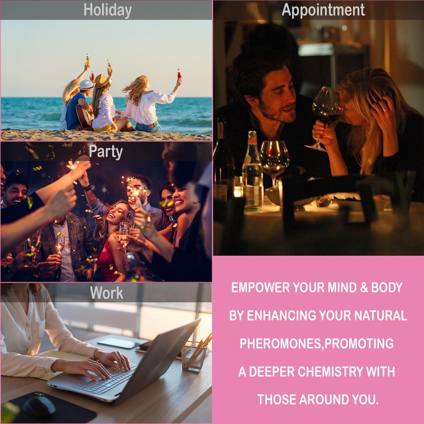Yalei Pheromone Gummies for Women – Charisma, Confidence & Social Vibe (Sugar Free, Strawberry)